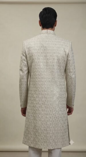 Royal Ivory Floral Sherwani